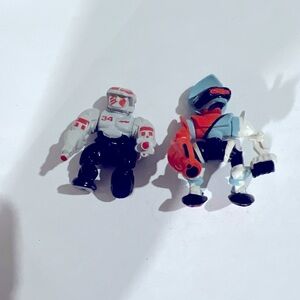 90s Z-Bots Series 2 2" Protok  And Radius Mini Action Figures  Micro Machines